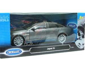 Welly Jaguar XJ Gray Diecast Car 1/24 New in Box  