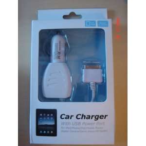  iPad Car Charger with USB Power Port Electronics