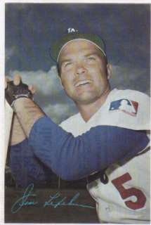 1971 Dodgers Jim Lefebvre Ticketron 4x6 #8 NM Condition  