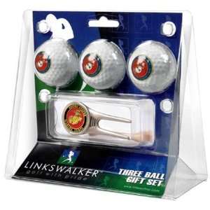  U.S. Marine Corps MILITARY 3 Ball Gift Pack & Cap Tool 