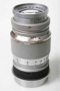   f4 elmar 9cm lens Screw mount M39 LTM Wetzar * Shark Skin Vulcanite