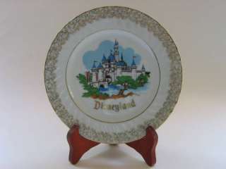 Vintage Japan Made Disneyland Decorative Plate Castle  