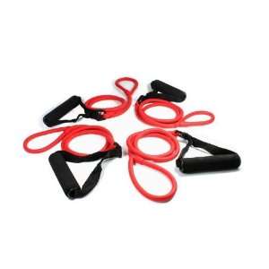  Compact Resistance Bands Red, Set of 4