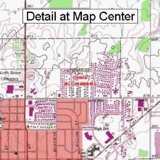   Quadrangle Map   Celina, Ohio (Folded/Waterproof)