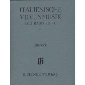  Italian Violin Music of the Baroque Volume 2   Compiled by 