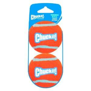  Chuckit Medium Tennis Ball 2 Pack Shrink Sleeve Dog Toy 