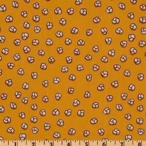  44 Wide The Bees Knees Knot Dot Gold Fabric By The Yard 