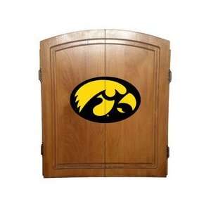  Iowa Hawkeyes Dart Board Cabinet.