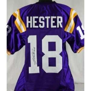 Jacob Hester Signed Jersey   Authentic   Autographed NFL Jerseys