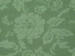 14.9 yards Satramanor Aqua Sea Green Floral Upholstery Fabric  