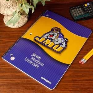  NCAA James Madison Dukes Spiral Notebook Sports 