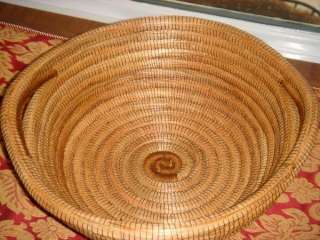 Handmade Pine Needle Basket From Nicaragua  