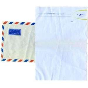  Lufthansa On Board Stationery & Envelope 