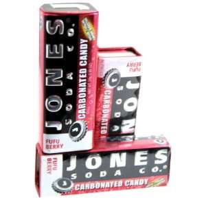Jones Soda Co. Carbonated Candy   FuFu Berry, 50 piece box, 8 count 
