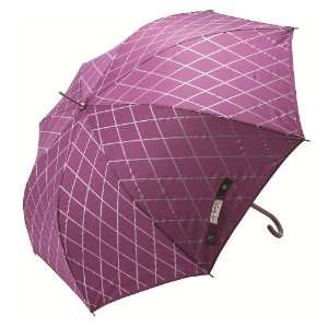 Lisbeth Dahl Lilac and Harlequin Pattern Umbrella with Glitter