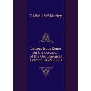  Letters from Rome on the occasion of the Oecumenical 