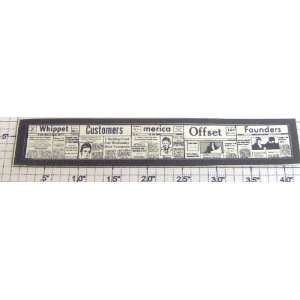  Lionel 600 128 38X Newspaper Sticker Automotive