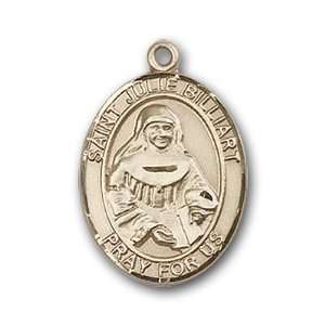  12K Gold Filled St. Julie Billiart Medal Jewelry