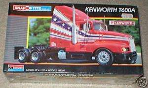Monogram Kenworth T600A Truck Tractor 1/32 Snap Tite  