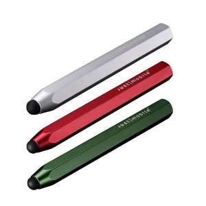  Just Mobile Universal AluPen Stylus (Red AP 818RE + Silver 