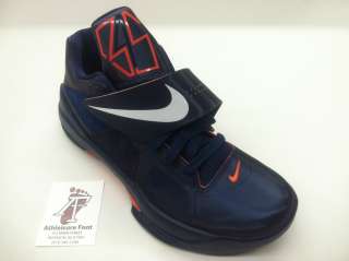NIKE ZOOM KD IV KEVIN DURANT BASKETBALL SNEAKERS NEW MIDNIGHT NAVY 
