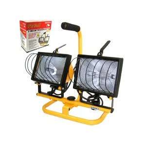  500W Twin Head Halogen Light with Stand