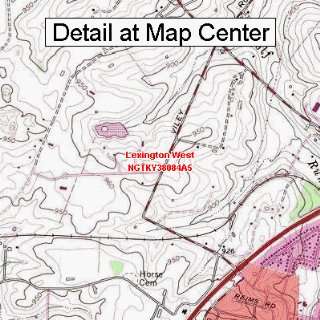   Map   Lexington West, Kentucky (Folded/Waterproof)