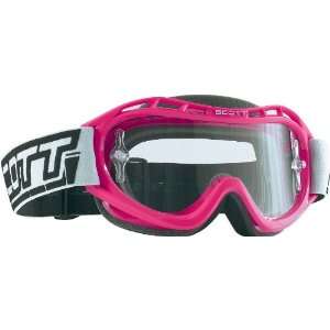   Scott Sports Voltage X Pink Goggles with Clear Lexan Lens Automotive