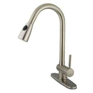   single handle mono block pull down kitchen faucet