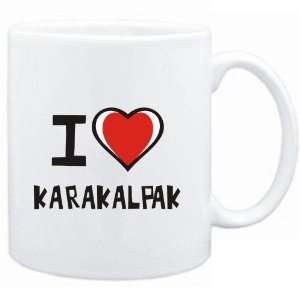  Mug White I love Karakalpak  Languages Sports 