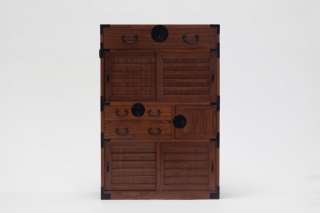 KB16) kiri wood choba tansu, Japanese merchant chest  