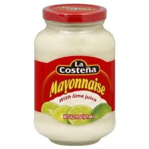  La Costena, Mayonnaise W Lime Glass, 14.2 OZ (Pack of 12 
