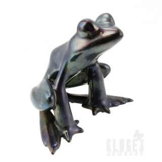 Zsolnay Eosin Deco Frog Figurine  