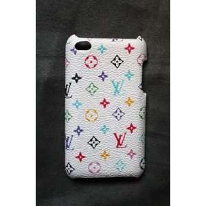  Leather Hard Back Case Cover for iPod Touch/iTouch 4 White 