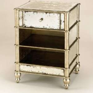   Company 4214 Harlow Side Table in Antique Mirror/Silver Lea Home