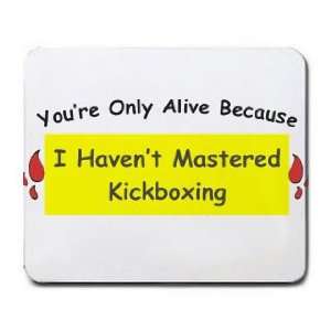   Alive Because I Havent Mastered Kickboxing Mousepad