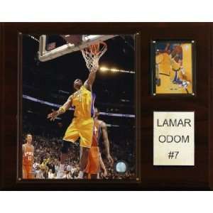  Los Angeles Lakers Lamar Odom 12x15 Player Plaque 