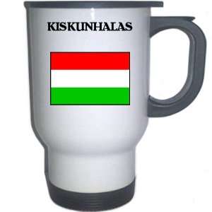  Hungary   KISKUNHALAS White Stainless Steel Mug 