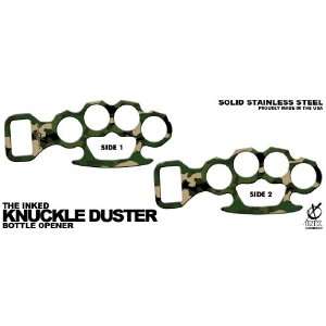  The Inked Knuckle Duster Bottle Opener Camo Green 