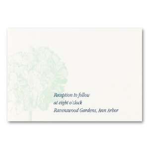  Endless Floral Reception Card by Checkerboard