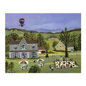  Konstantine Rodko   Picnic With Balloon Giclee