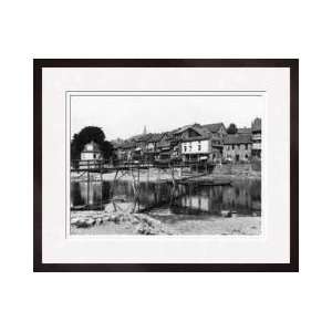  The River Nahe Bad Kreuznach C1910 Framed Giclee Print 
