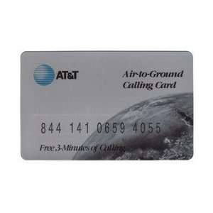   Free 3 Minutes Air To Ground Calling Card (Pin On Front) Everything