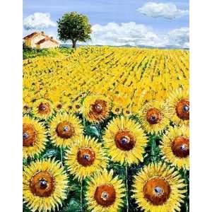  Summer In Yellow, Gallery wrapped canvas