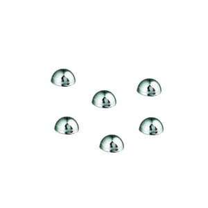 Surgical Steel Replacement Half Balls for Barbells   14G (1.6mm), 5mm 