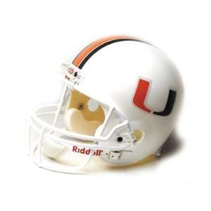 Miami Hurricanes Full Size Deluxe Replica NCAA Helmet  