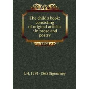  The childs book consisting of original articles  in 
