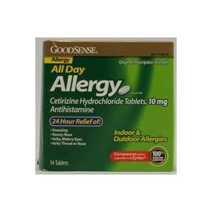  Good Sense All Day Allergy    14 Tablets Health 