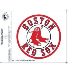 Boston Red Sox 3.5 x 3.75 Logo Static Cling Decal   Small  