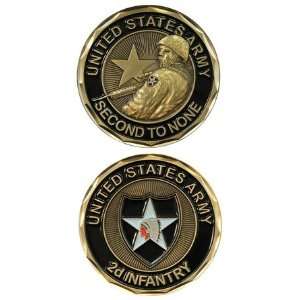   Second To None   Good Luck Double Sided Collectible Challenge Coin